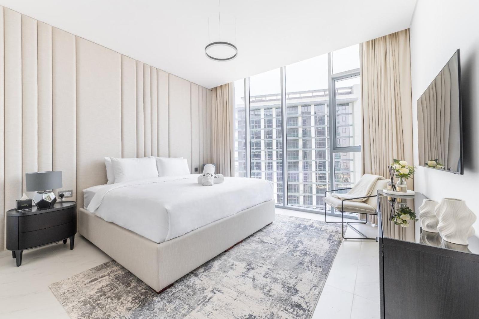 Apartment Modern 1br For 4 With Breathtaking Lagoon Views Dubai